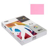 Verpakking Fabrisa Verpakking met 500 vellen, roze, A3 80 g