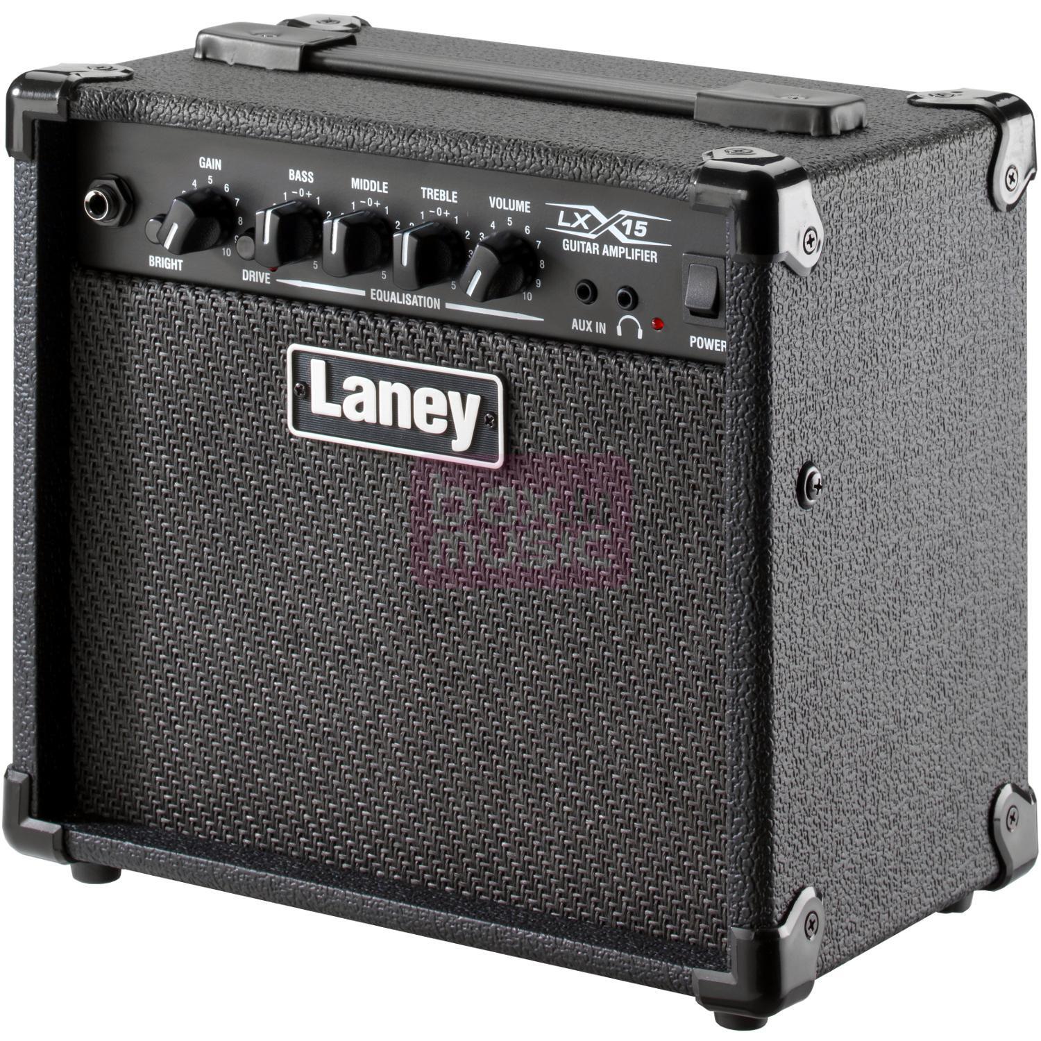 Laney LX15 Black 15W transistor gitaarversterker combo