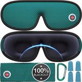Medi Vershold Poland Sp. z o.o. Zijde Slaapmasker 2 Stuks - Groen