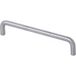 Gedotec GEOS 10 Poignée de meuble en acier inoxydable brossé, courbe, Ø 10 mm, 234 x 10 x 224 mm