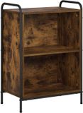 vidaXL Boekenkast 55,5 x 33 x 174 cm bewerkt hout gerookt eiken