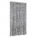 vidaXL Vliegengordijn 100x200 cm Chenille Grijs en Zwart-wit