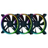 Razer Kunai Chroma - aRGB PC high-performance ventilator (stil, krachtig, tot 8 ventilatoren aansluiten, ondersteuning voor PWM-ventilatorbesturing, Razer Chroma) 3 ventilatoren | 140MM