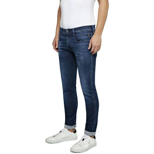 REPLAY slim fit jeans ANBASS hyperflex dark blue