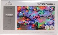 Anna's Collection Clusterverlichting - 960 LED lampjes - Gekleurd - 1250 cm