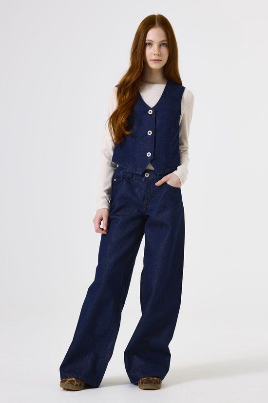 Garcia J52522 Meisjes Wide Fit Jeans Blauw