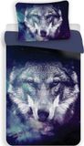 Sweet Home Wolf dekbedovertrek 140 x 200 cm - 70 x 90 cm - polyester