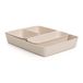 Tatay Baobab opbergmanden, BPA-vrij, van kunststof | Ecohome Organizerdozen, 4-delige set, 100% gerecycled plastic, orde voor thuis en op kantoor, set van 4, A6, A5, A4 Slim