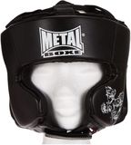 Metal Boxe Bokshelm pu kind zwart 50 cm