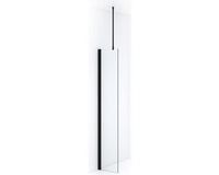 Maxaro Inloopdouche Diamond 40cm 8mm Helder Veiligheidsglas Mat Zwart