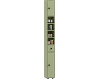 Homcom Badkamerkast Spaanplaat 20x20x180cm Groen