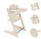 Stokke® Set | Kinderstoel Stokke® Tripp Trapp® Vanilla White met Babyset + Eetblad