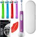 Oral-B Tandenborstelhouder Junior 6+ pour accessoires, violet
