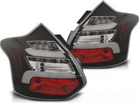 Viking Choice AP Onderdelen B.V. Achterlichten FORD FOCUS 3 11-10 14 HATCHBACK ZWART LED STRIP SEQ IND