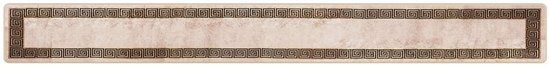 vidaXL - Tapijt - Runner - MARSA - Beige en Zwart - 50 x 450 cm - Polyester en PVC