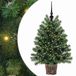 vidaXL Kunstkerstboom met 150 LED, Groen, 95 cm