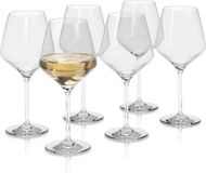 Eva Trio Legio Nova White Wine Glass 380 ml Set of 6 Pieces - Transparent - Glass