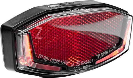 Spanninga Lineo XBA Achterlicht - Rood/Zwart