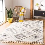 Safavieh Vloerkleed Demini Rechthoekig Stof 122 x 183 cm Ivoorkleurig Klassiek