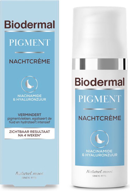 Biodermal Pigment Nachtcrème - 50 ml - Vermindert Hyperpigmentatie