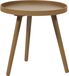 WOOOD Sasha Bijzettafel Ø 40 CM - Hout - Honinggeel