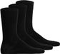 Hudson Unisex Sokken Easy 3-Pack Zwart 35-38