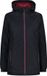 CMP Vrouwelijke ripstop hoodie, antracite/anemone, Maat M
