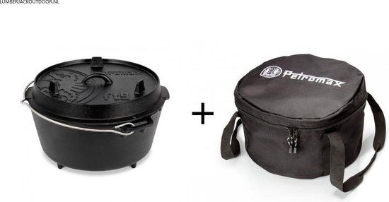 Petromax Dutch Oven set FT9 MET pootjes + Transporttas
