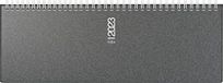 Rid/Ide 7036133903 Wochenkalender tafelkalender 2023 model zeven 2 zijden = 1 wol bladmaat 30,5 x 10,5 cm kunststof band reflectie grijs