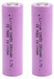 Avizar, 2x lithium-ion batterijen, 3.7V, 2000mAh, oplaadbaar, rose