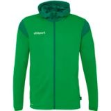 Uhlsport Squad 27 Jas Met Kap Heren - Groen / Lagoon | Maat: M