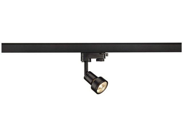 SLV Puri GU10 zwart 3-fase railverlichting