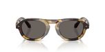 Giorgio Armani AR 8244 Lunettes de soleil homme gris pilote gris 49mm