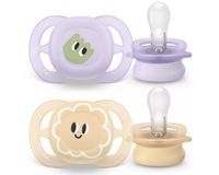 Philips Avent Ultra Start – BPA-vrije siliconen fopspeen (0-6 mnd) – Symmetrisch ontwerp – 2 stuks - SCF075/13