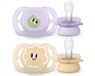 Philips Avent Ultra Start – BPA-vrije siliconen fopspeen (0-6 mnd) – Symmetrisch ontwerp – 2 stuks - SCF075/13