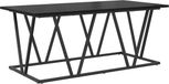 vidaXL Salontafel Zwart Eiken 100 x 50 x 40 cm