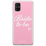 ERT GROUP mobiel telefoonhoesje voor Samsung M51 origineel en officieel erkend Babaco patroon Bride to be 001