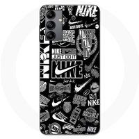 Nike Hoesje voor Samsung Galaxy A04s Nike air logo Download Nike Graffiti Zwart Wit