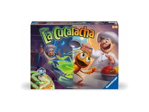 Ravensburger La Cucaracha Glow in the Dark | Bordspel voor het hele gezin | 2-4 spelers | Cadeau-idee voor kinderen van 5 jaar of ouder | Italiaanse editie