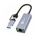 Icecat Adaptateur USB-C vers Ethernet - 1 Gbps Gigabit