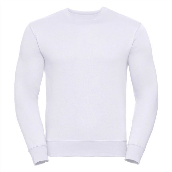 Russell Heren Sweatshirt Wit Ronde Hals Regular Fit - S