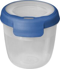 Curver Grand Chef Eco Vershoudbakje - 0,4L - Rond - Transparant/Donkerblauw