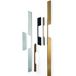 Viefe Barre de préhension RAIL en aluminium, laiton foncé brossé - 160 mm