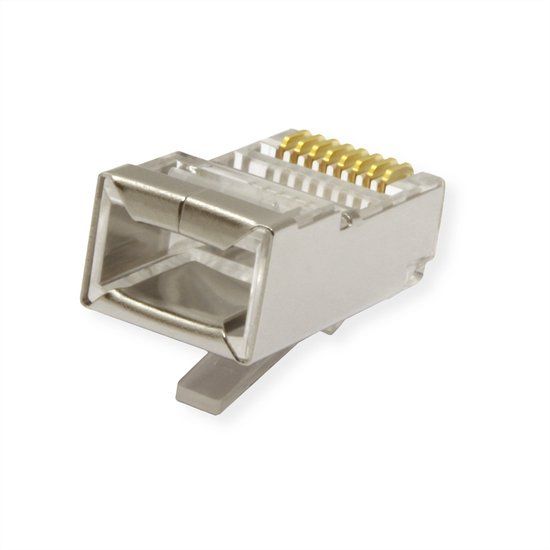 ROLINE modulaire connector, afgeschermd, Cat.5e (klasse D), 10 St.