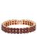 Gaya Leo E-Commerce Ltd. Gaya Bracelet Rose Gold Red Crystal 18 cm