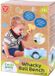 Playgo Play hamerbank educatief speelgoed biobased met ballen 5-delig.