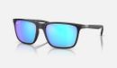 Ray-Ban Chromance RB4385 601SA1 Matte Black - Green Mirror Blue Polarized