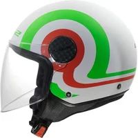 LS2 Jet motorhelm SPHERE LUX II URBY White Green Red, S