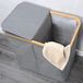 Kesper Wasmand grijs dubbel gemaakt van Bamboe & textiel