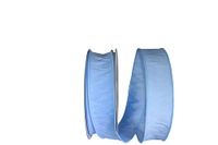 Reliant Ribbon 92975W-052-09H Dupioni Supreme lint met gestikte rand, 3,8 cm x 18,3 meter, lichtblauw